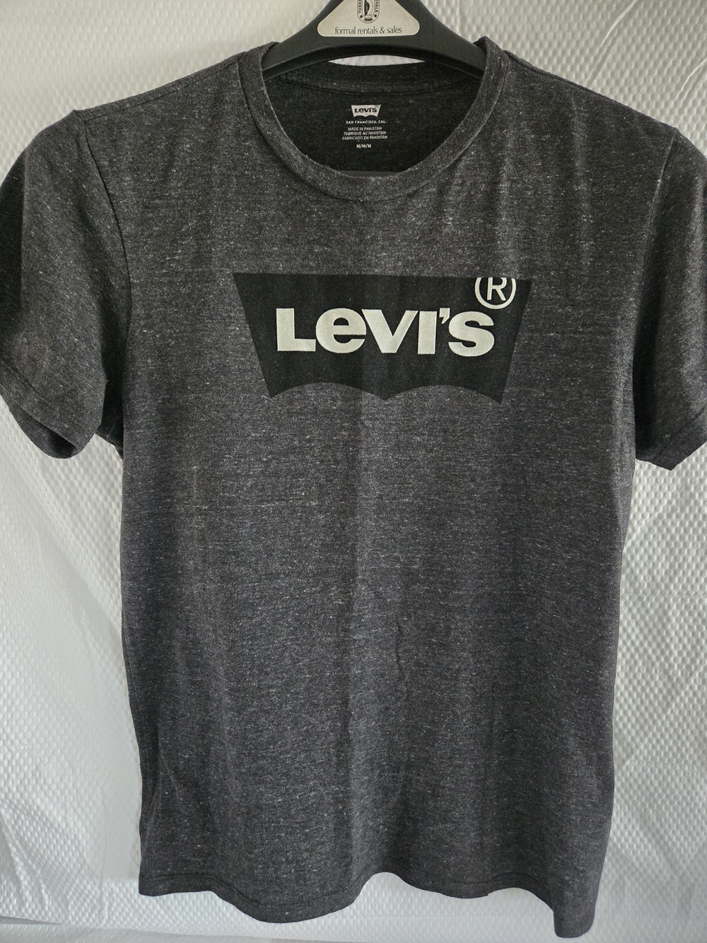 Levi's Men's Charcoal Logo T-Shirt